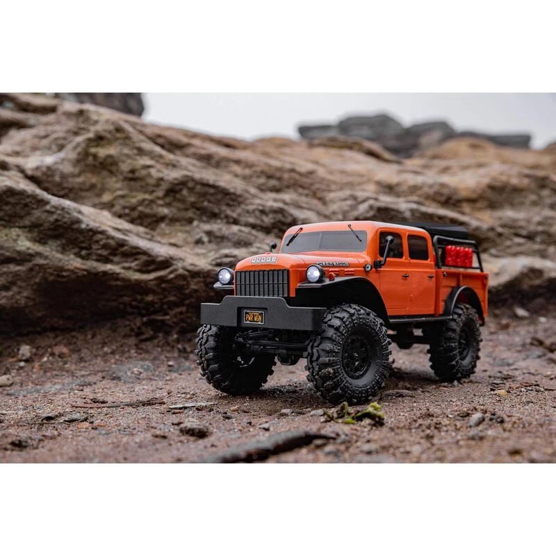 Axial SCX24 40'S 4 DOOR DODGE POWER WAGON 1/24 4WD RTR - ORANGE - Image 15