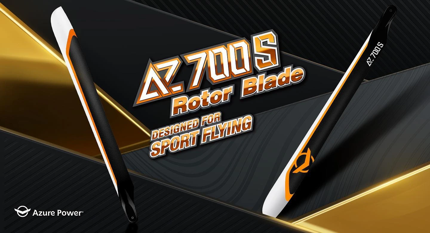 Azure Power AZ-700S 700mm Heli Main Blades - Image 2