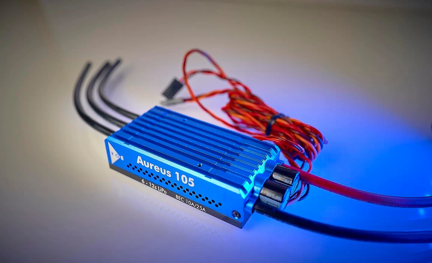 YGE Aureus 105A HV Telemetry ESC - BEC 10A / 25A