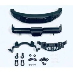 CD0429 Complete Black Bumper Set (for F-250 Chassis Front & Rear And Hooks)