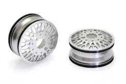 CD0644 KG1 KD014 TRIDENT–D REAR Wheel (SILVER, 37mm Width) 2pcs