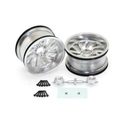 CD0650 KG1 Forged Vile KF004 (SILVER, LEFT & RIGHT Side 1 Wheel Per Side) 2 Pcs