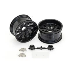 CD0655 KG1 Forged Vile KF004 Wheel (BLACK, LEFT & RIGHT Side 1 Wheel Per Side) 2 Pcs
