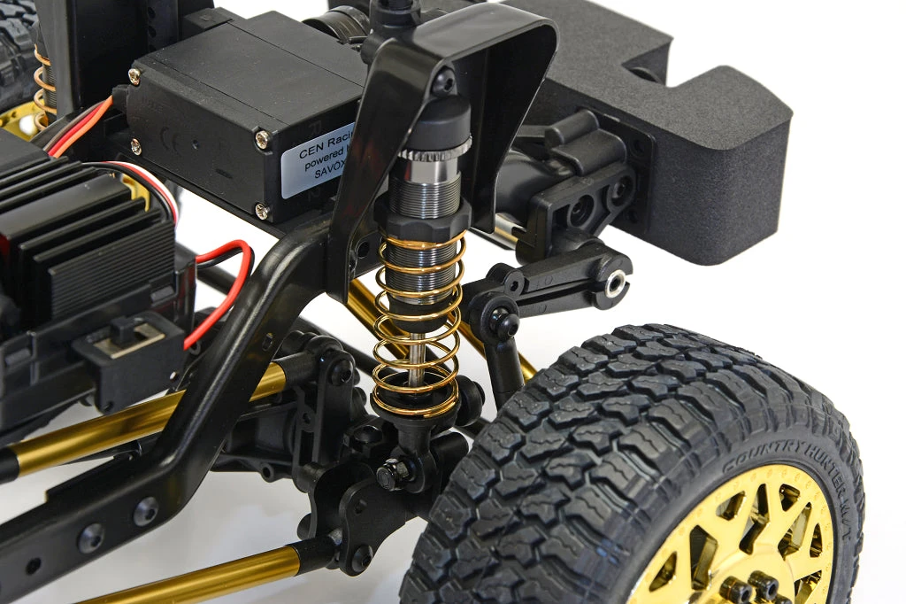 8985 CEN RACING FORD F450 SD American Force Edition 1/10 RTR CUSTOM TRUCK GREY TITANIUM V2 - Image 3