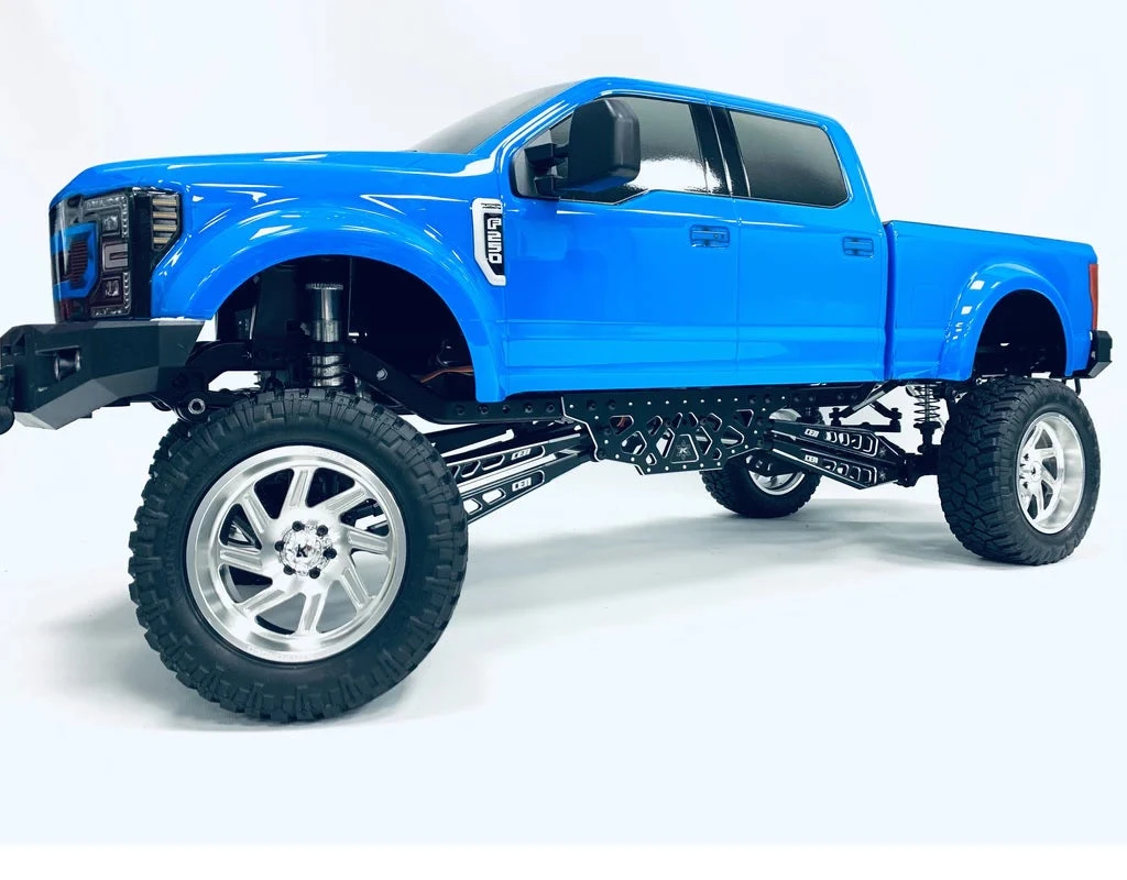 CKD0380 KAOS Aluminum Suspension Linkage Set ( For F250 Lifted Chassis, Black Anodized, Cnc Aluminum, 8pcs.) - Image 3