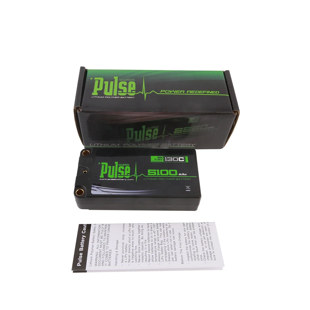 Pulse 5100mAh 130C 2S2P HV Hard Case - 5mm Bullet - Image 4