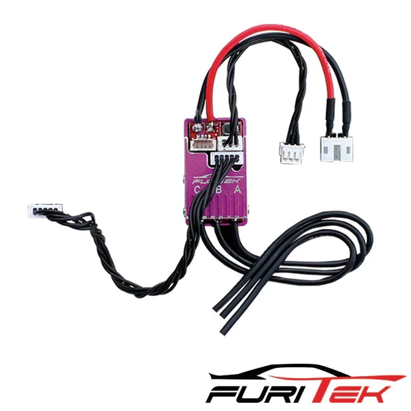 FURITEK Cyclos 2S Lipo 20A/40A Brushless Sensored Esc For Drift/Race (With Aluminum Purple Case) - Image 2