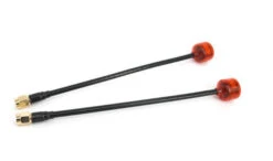Rush Tank Cherry Antenna SMA ULTRA EXTENDED RHCP Transparent Red