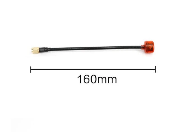 Rush Tank Cherry Antenna SMA ULTRA EXTENDED RHCP Transparent Red - Image 3