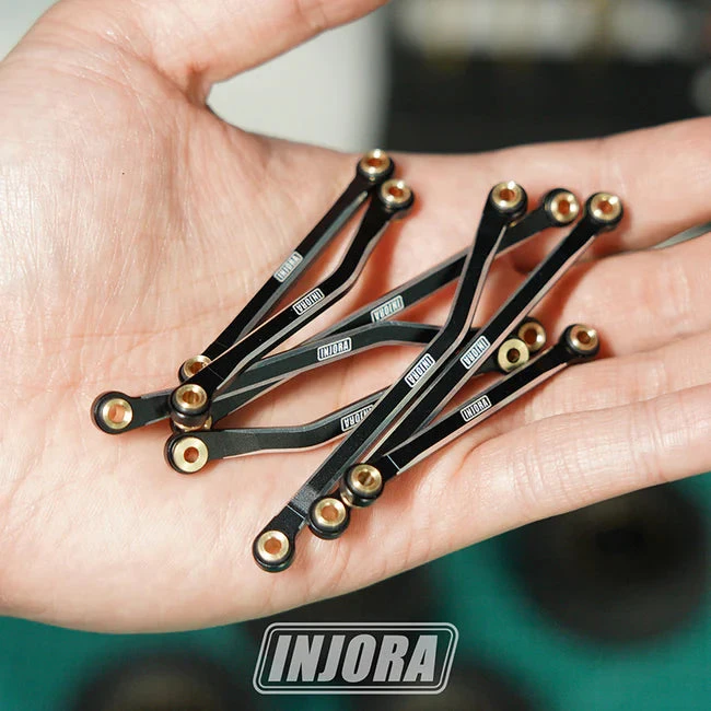 INJORA Aluminum High Clearance Chassis Links Set For 1/18 TRX4M - Image 8