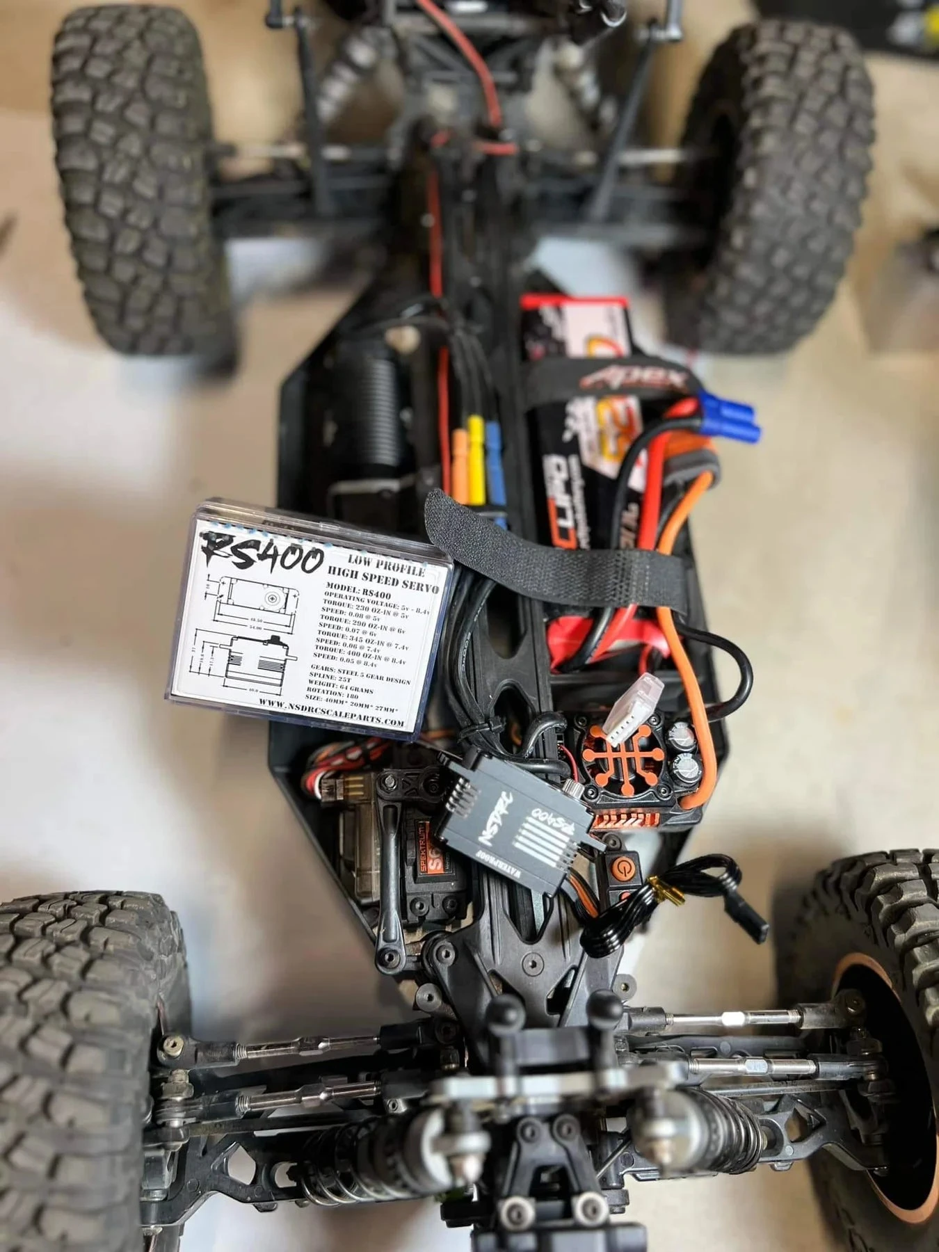 NSDRC RS400 LOW PROFILE RACING SERVO - Image 2