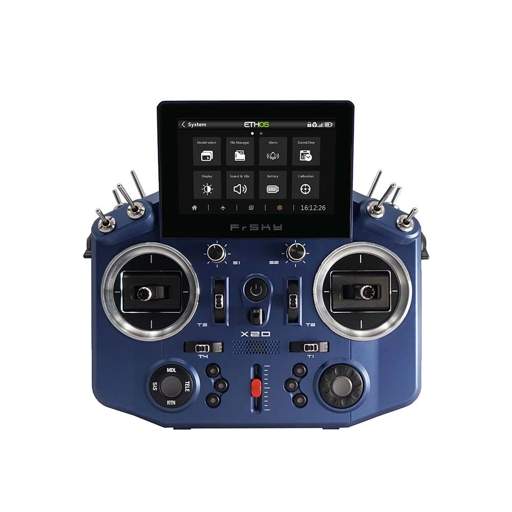 FrSky Tandem X20 Transmitter W/Battery + SD Card + Handle Shells - Blue - Image 3