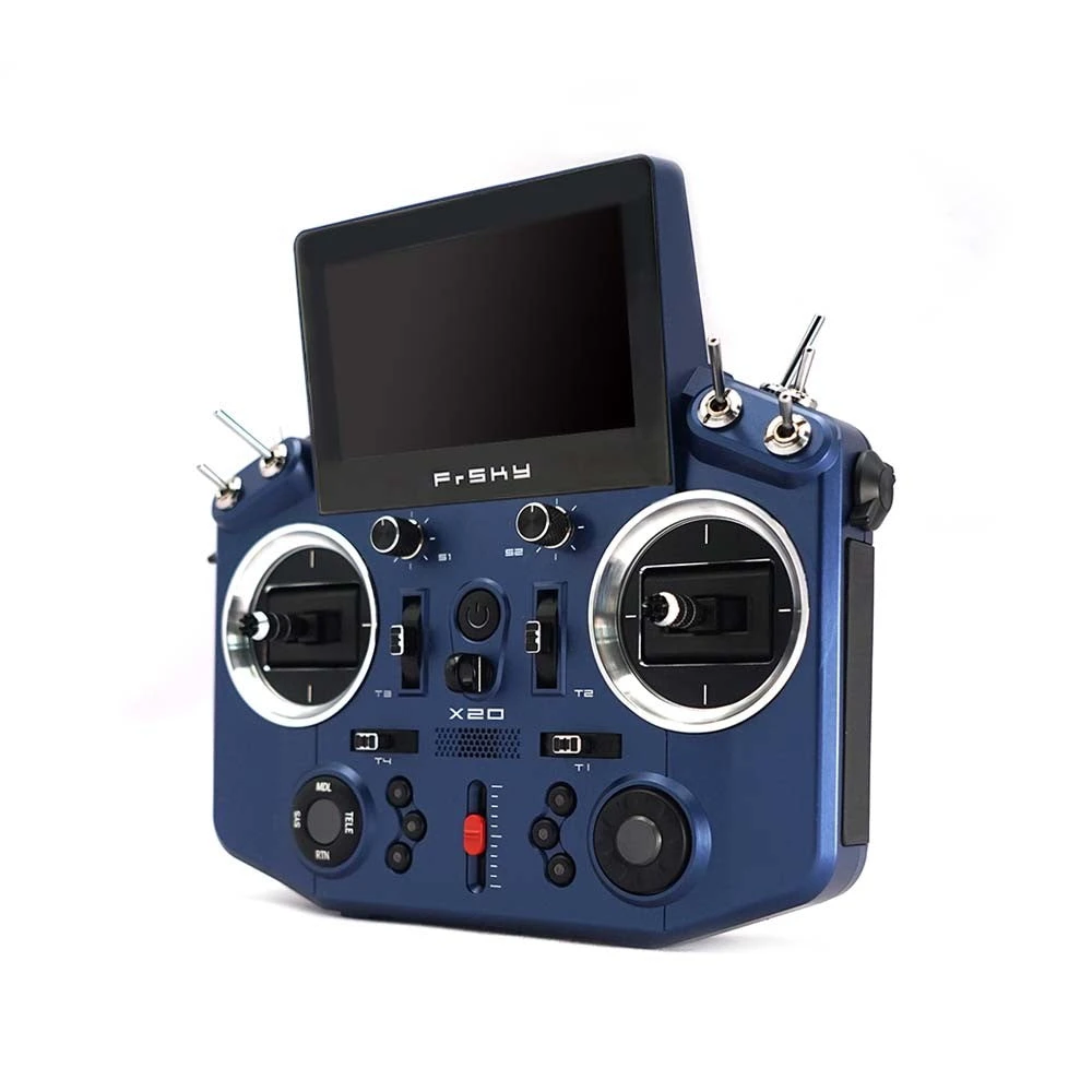 FrSky Tandem X20 Transmitter W/Battery + SD Card + Handle Shells - Blue