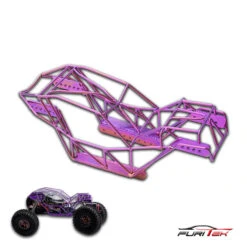 FURITEK Olympus Titanium Rolling Cage For AXIAL SCX24 (PURPLE)