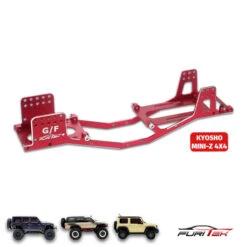 FURITEK Akashi Aluminum Frame For Kyosho 4X4 Crawlers- (RED)