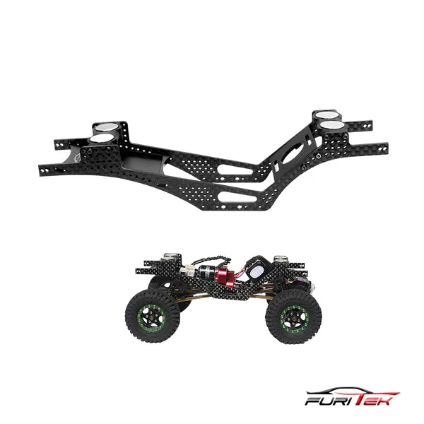 FURITEK Carbon Fiber Grasshopper Frame Kit For SCX24 GLADIATOR - Image 2