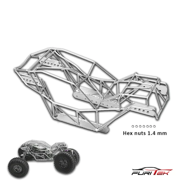 FURITEK Olympus Titanium Rolling Cage For AXIAL SCX24 (RAW)