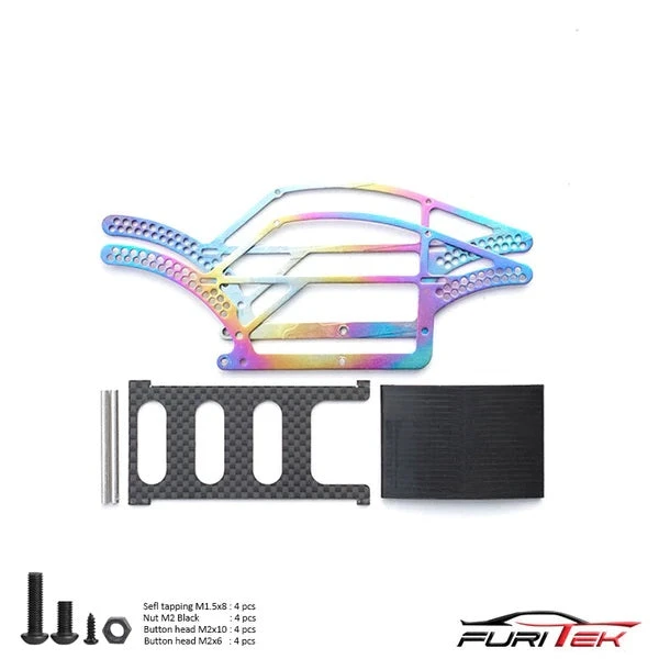 FURITEK BETTLE TITANIUM (RAINBOW) COMP CHASSIS FOR TRX-4M