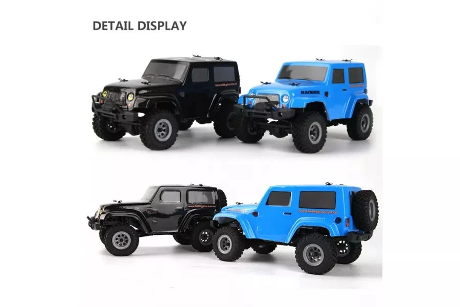 HobbyPlus CR24 1:24 Micro Crawler RTR ( Ranger-Blue ) - Image 3