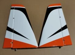 Boomerang Ranger Horizontal Stabs With Elevator - Orange/White