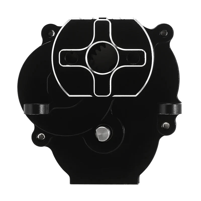 INJORA CNC Aluminum Complete Transmission For 1/18 TRX4M - BLACK - Image 6