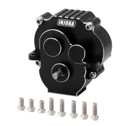 INJORA CNC Aluminum Complete Transmission For 1/18 TRX4M - BLACK