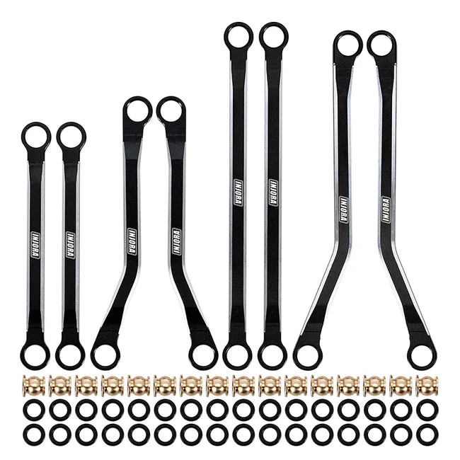 INJORA Aluminum High Clearance Chassis Links Set For 1/18 TRX4M - Image 3