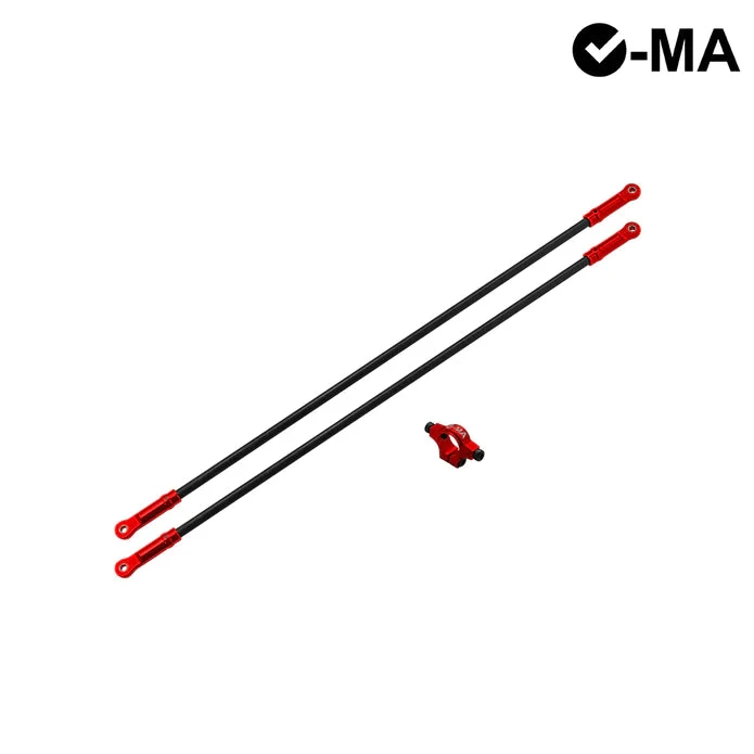 L-MA Precision Aluminum Tail Boom Support Set For InFusion 180 - Red