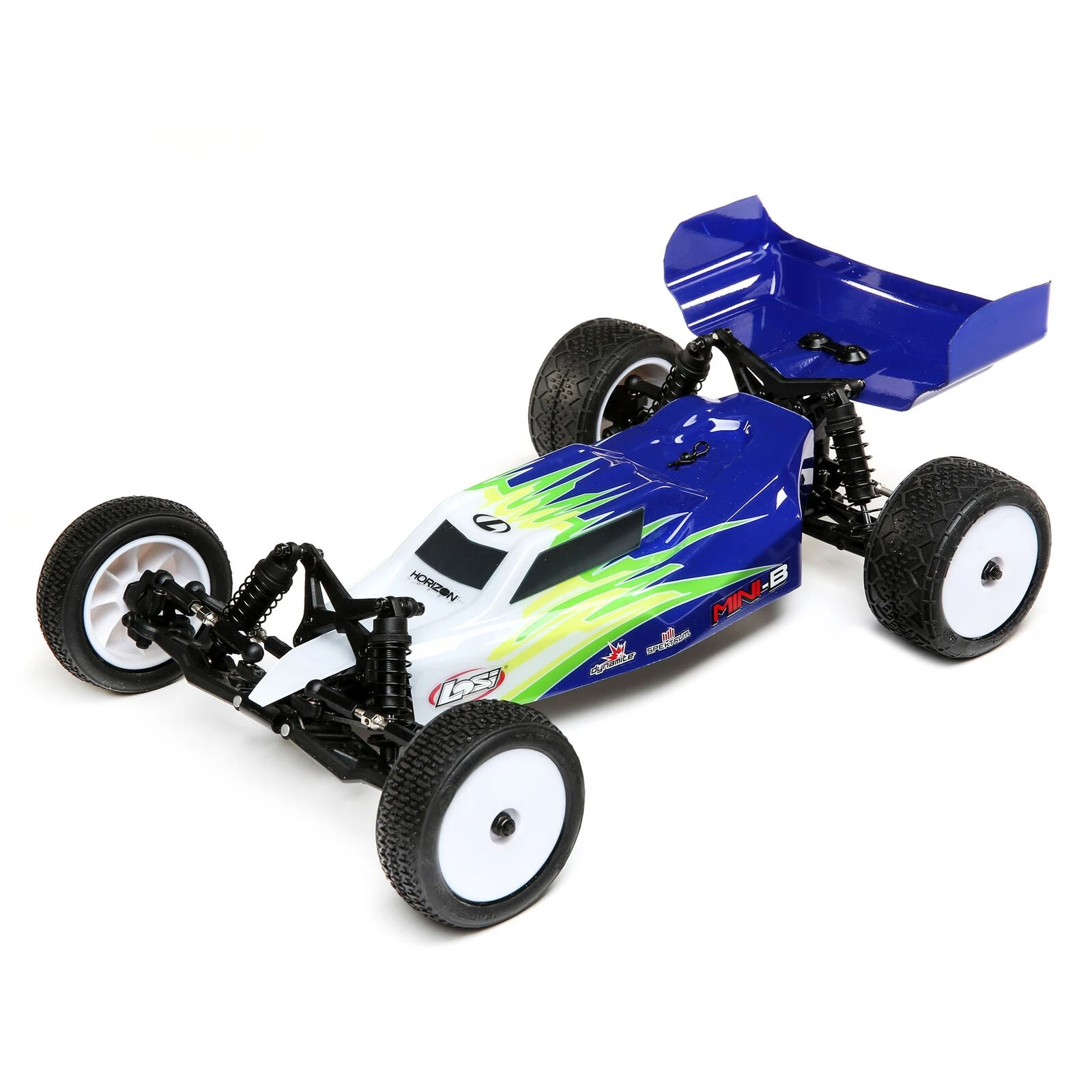 Losi 1/16 Mini-B 2WD Buggy Brushed RTR - Blue/White