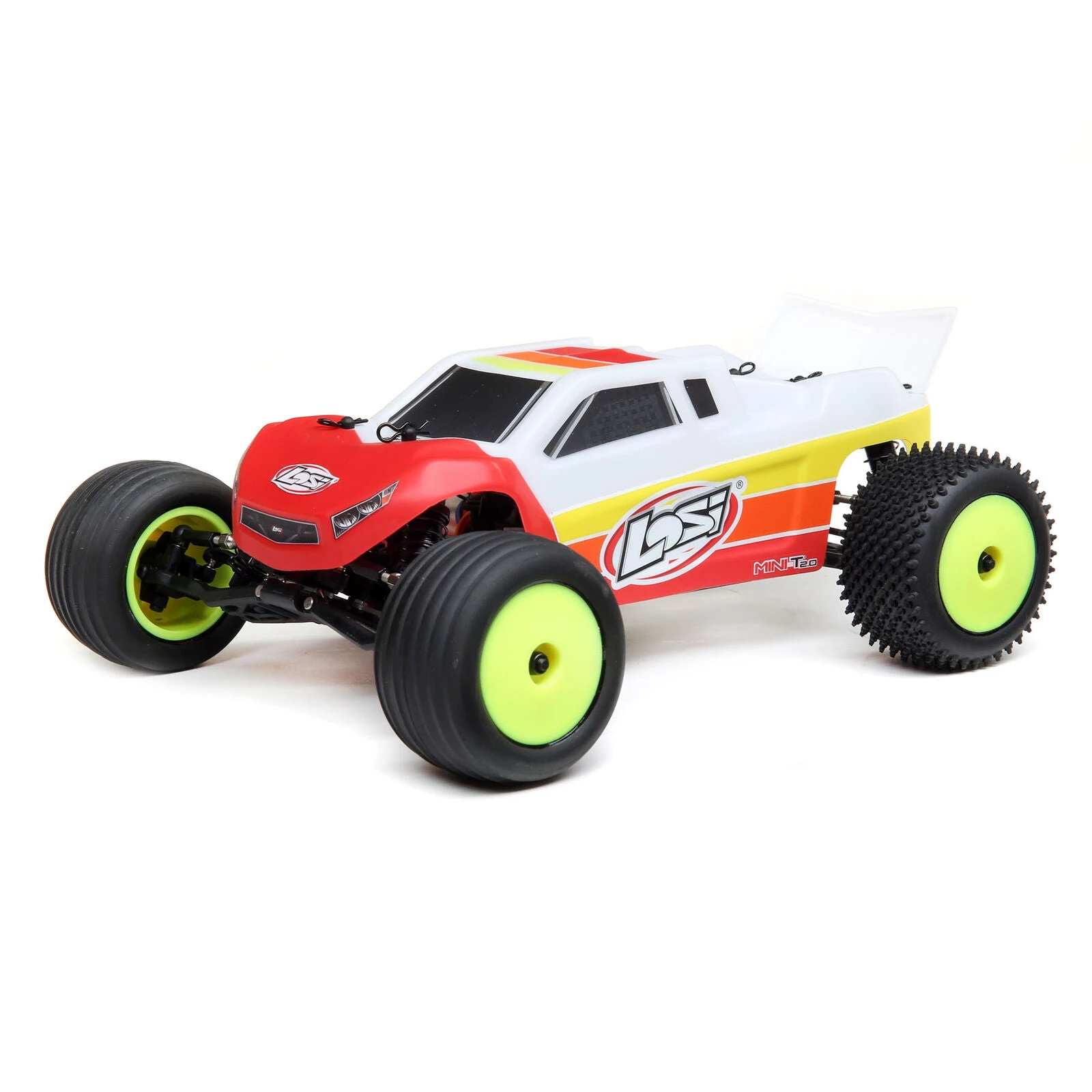 Losi 1/18 Mini-T 2.0 2WD Stadium Truck Brushless RTR - Red