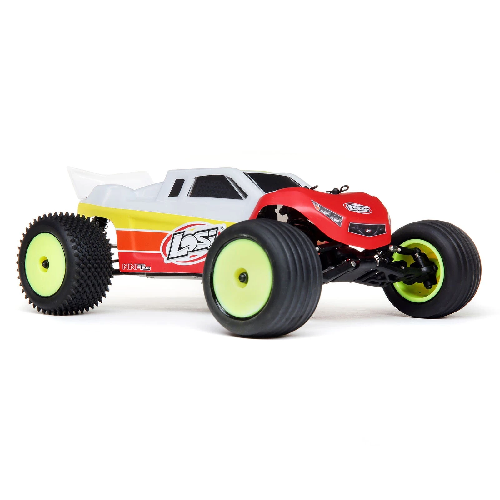 Losi 1/18 Mini-T 2.0 2WD Stadium Truck Brushless RTR - Red - Image 2