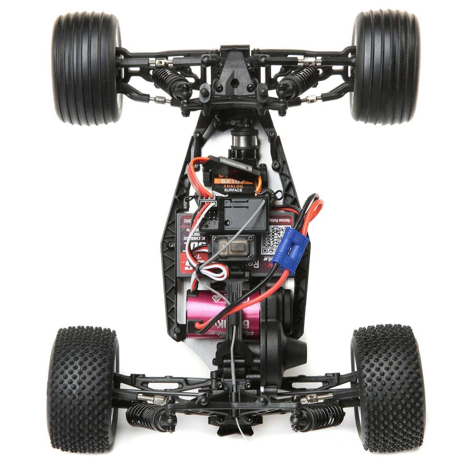 Losi 1/18 Mini-T 2.0 2WD Stadium Truck Brushless RTR - Red - Image 13