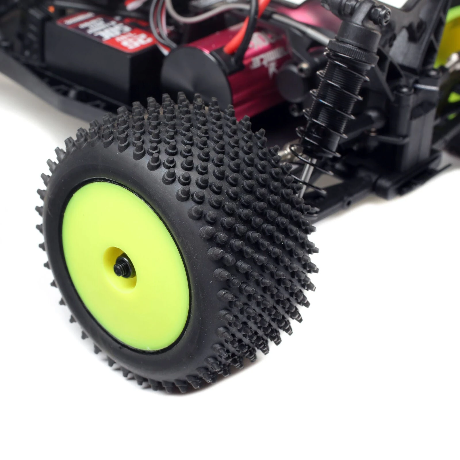 Losi 1/18 Mini-T 2.0 2WD Stadium Truck Brushless RTR - Red - Image 11