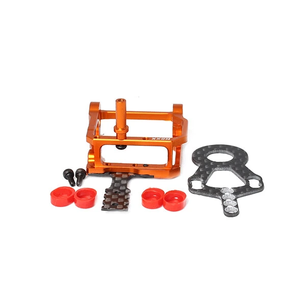 NEXX Racing Mini-Z 2WD MR015/02/03 LCG 98-102mm Alu 7075 Bracelet Round Motor Mount (ORANGE) - Image 3