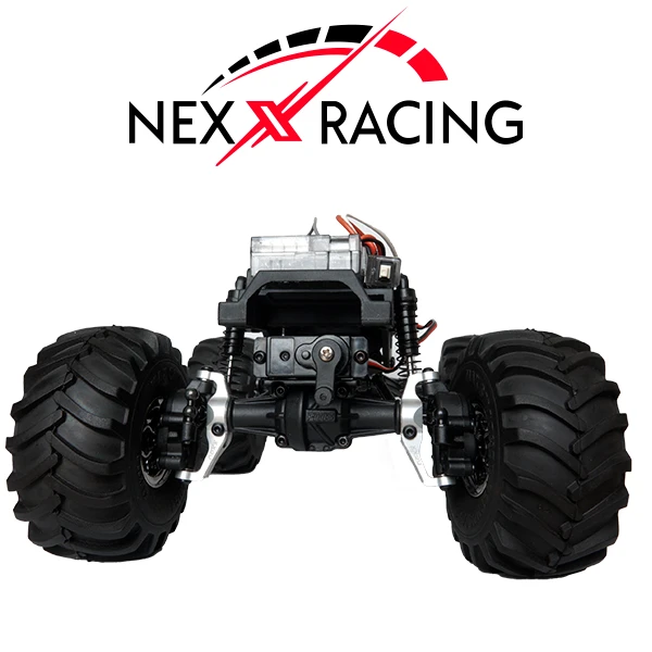 Nexx Racing Alu 7075 C-Hub Carrier For FMS Max Smasher & Power Wagon 1/24 (Silver) - Image 2