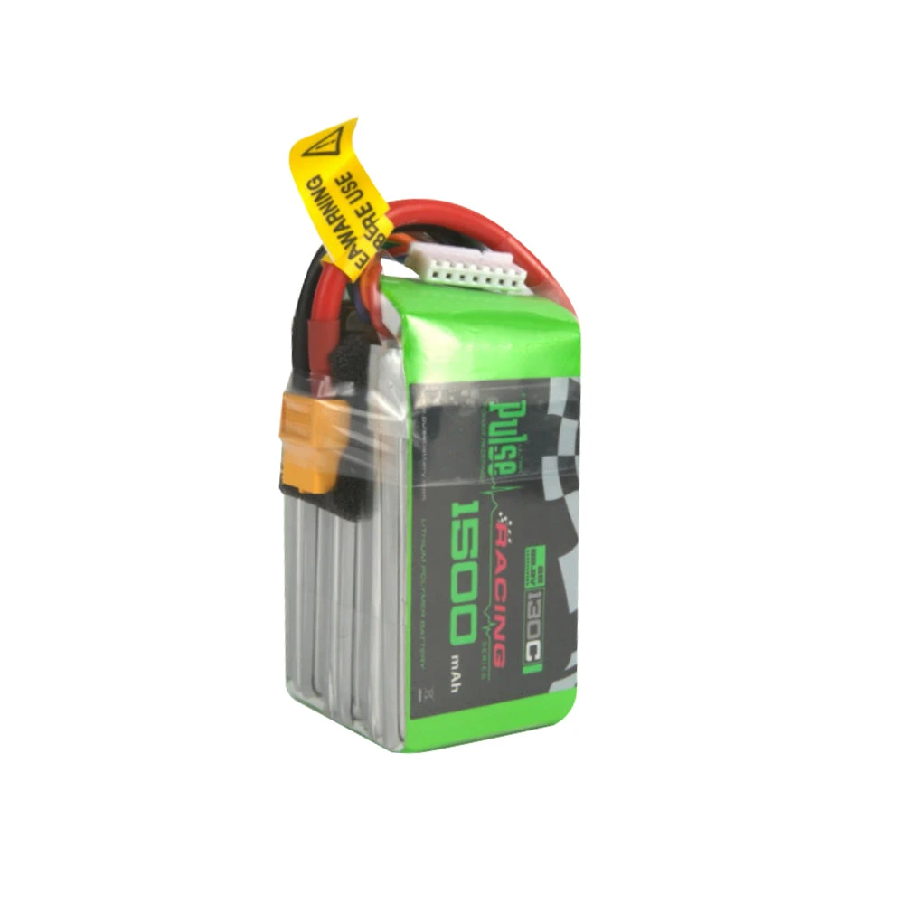 PULSE 1500mAh 130C 22.2V 6S LiPo Battery - XT60 Connector - Image 2