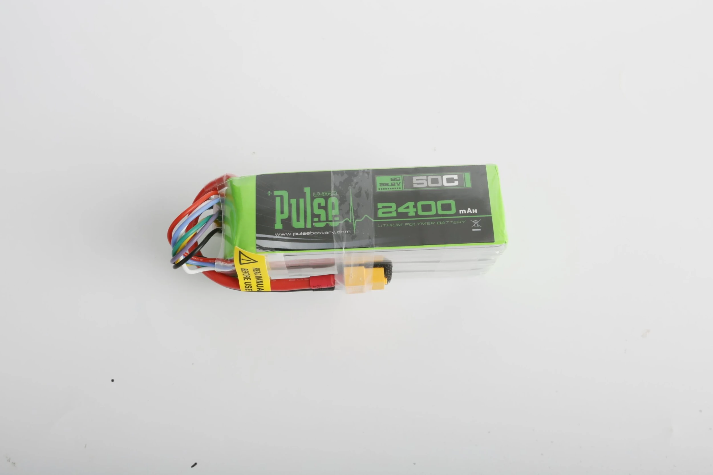 PULSE 2400mah 50C 22.2V 6S LiPo Battery - XT60 Connector