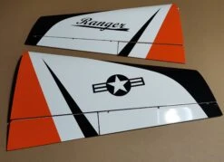 Boomerang Ranger Wing Set - Orange/White