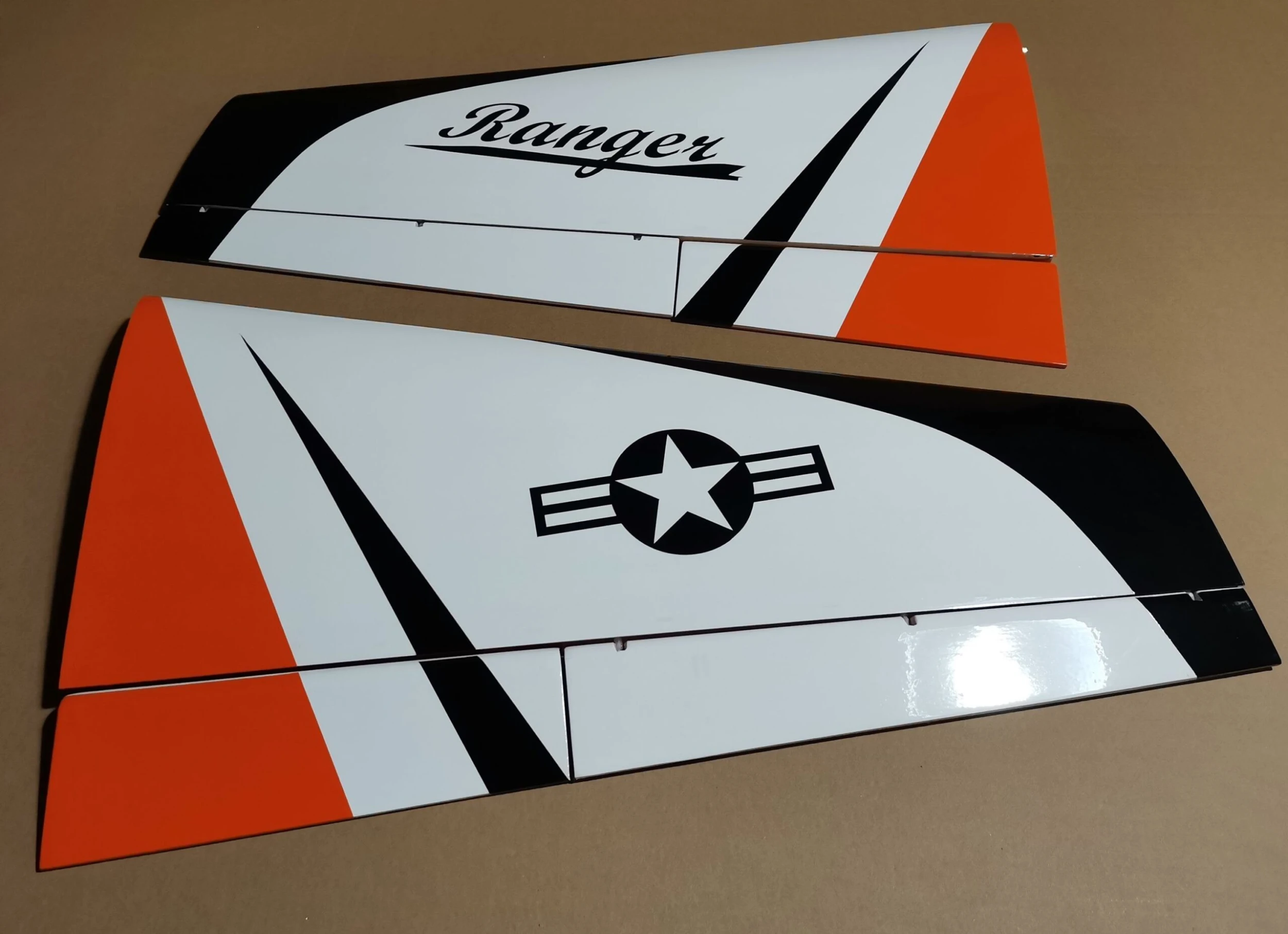Boomerang Ranger Wing Set - Orange/White