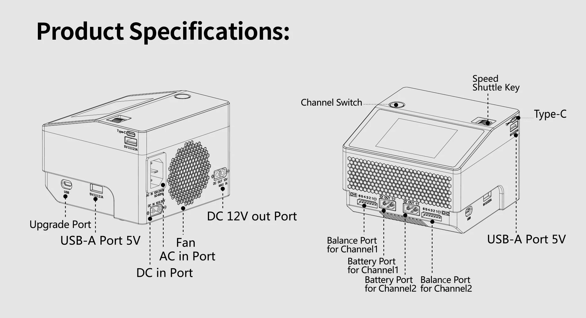 HOTA S6 AC/DC Charger - Image 8
