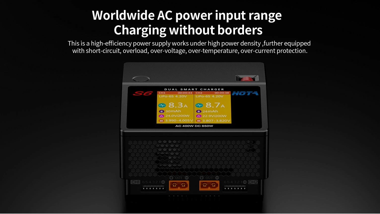 HOTA S6 AC/DC Charger - Image 4