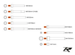 Tron 5.8/Nitron Screw Set 3