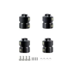 Treal Brass Extended Hex Hubs Wheel Spacers For SCX24 Upgrades +5mm