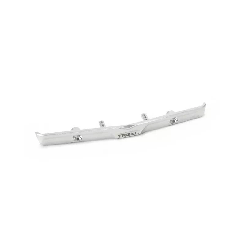 Treal Alu 7075 Front Bumper CNC Machined For 1/24 Axial SCX24 Chevrolet C10 Upgrades (Silver)