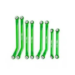 Treal High Clearance 4-Links Design Alu 7075 For Axial SCX24 C-10 JLU Bronco (Green)