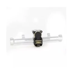 Treal Rear Axle Housing Alu 7075 W/ Heavy Brass Diff Cover For Axial SCX24 Deadbolt C10 Jeep Betty (Silver)