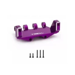 Treal Servo Mount Compatible EMAX Servo Alu 7075 For Axial SCX24 Deadbolt C10 Gladiator Bronco (Purple)