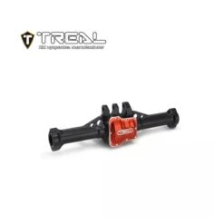 Treal Alu 7075 Rear Axle Housing For Traxxas 1/18 TRX-4M Defender Bronco (Black)