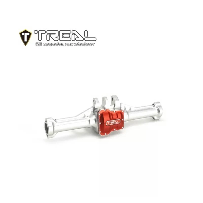 Treal Alu 7075 Rear Axle Housing For Traxxas 1/18 TRX-4M Defender Bronco (Silver)