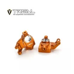 Treal UTB18 Capra Alu 7075 Front Steering Knuckles Inner Portal Covers Set Upgrades (Orange)